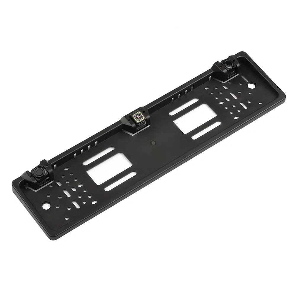 European License Plate Frame Camera - 12 LED Rear View Camera with Reversing System and Parking Sensor Integration