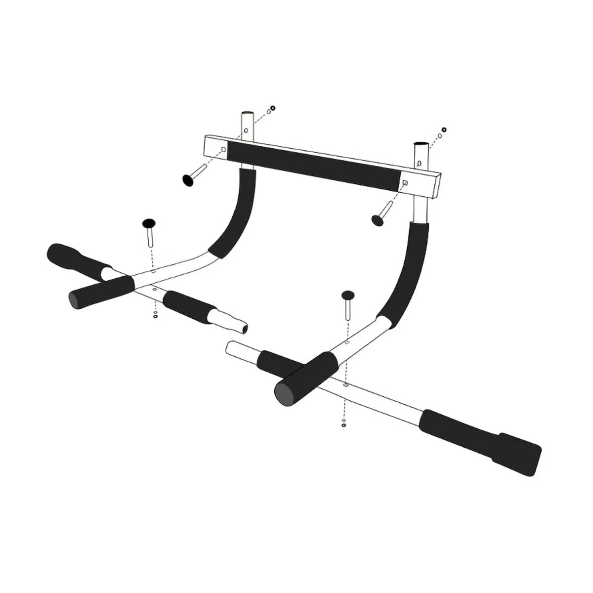 PGAST Door-Mounted Pull-Up Bar: Versatile, Portable & Space-Saving – Strengthen & Tone for Men and Women