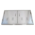 Kitchen Stainless Steel Door Outdoor Kitchen BBQ Island Stainless Steel Double Single Access BBQ Door BBQ Island Access Doors Stainless Steel Cabinet Kitchen Doors Outdoor BBQ Island Stainless Steel