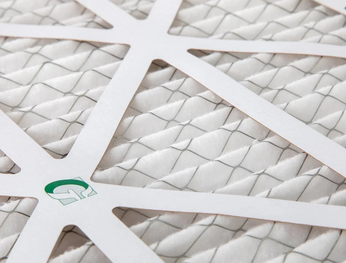 16x20x2 MERV 10 Pleated AC Furnace Air Filters by Glasfloss Industries. ( 8 Pack ) Exact Size: 15-1/2 x 19-1/2 x 1-3/4