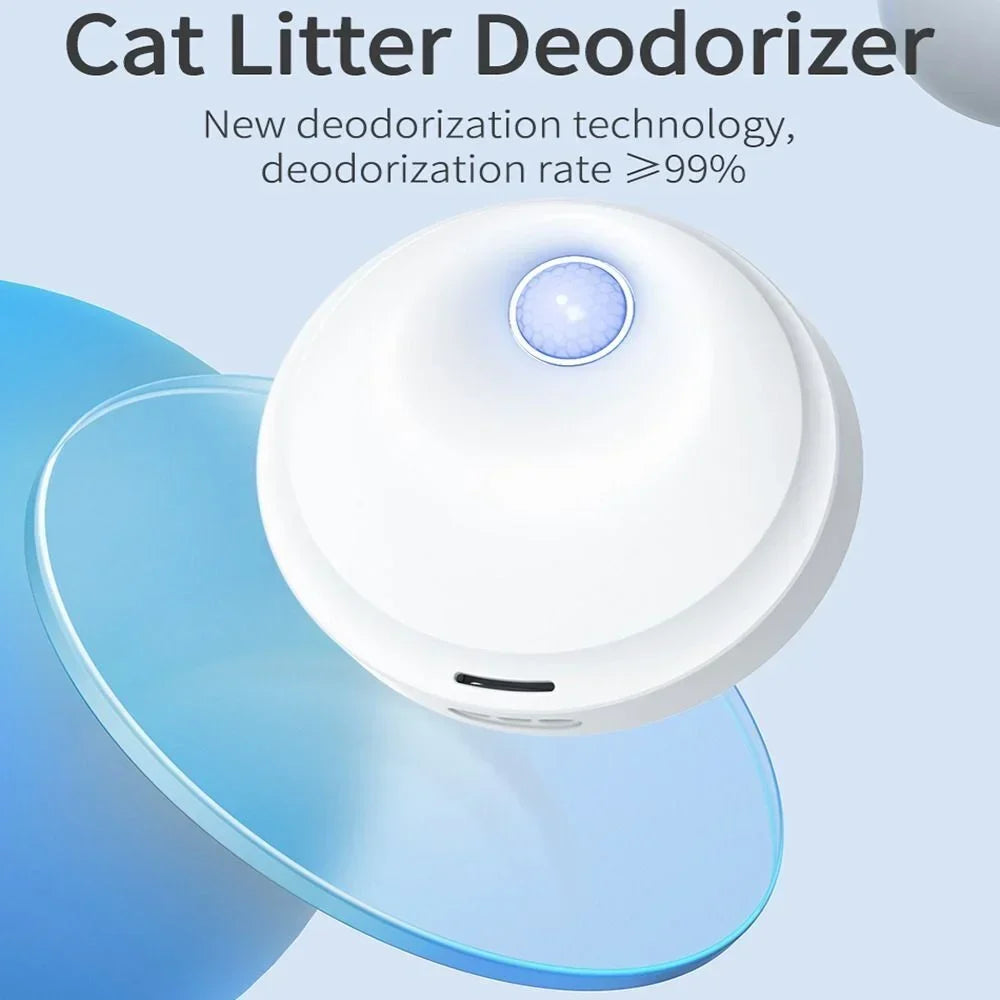 Pets Deodorization Rechargeable Deodorizer Air Cleaner Smart Cat Odor Purifier