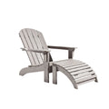 Modern Adirondack Chair with Footrest – Durable and Comfortable Design