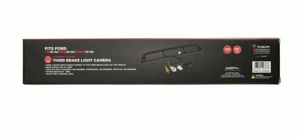iBeam TE-3BLCFD Third Brake Light Cargo Camera for Select Ford 2015-20 Vehicles