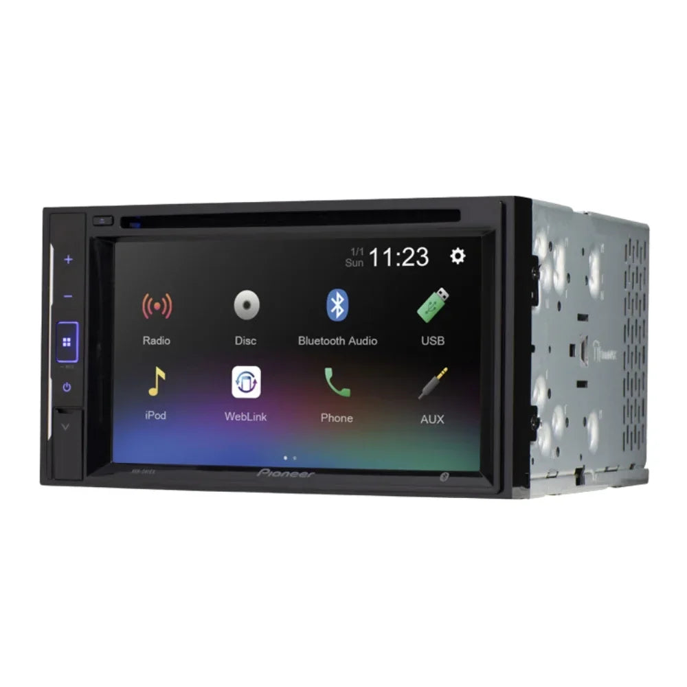KIT2601 Bundle with Pioneer Multimedia DVD Car Stereo and Installation Kit - for 2015-2016 Nissan NV w/oversized radio / Bluetooth Touchscreen, Backup Camera, Double Din Dash Kit