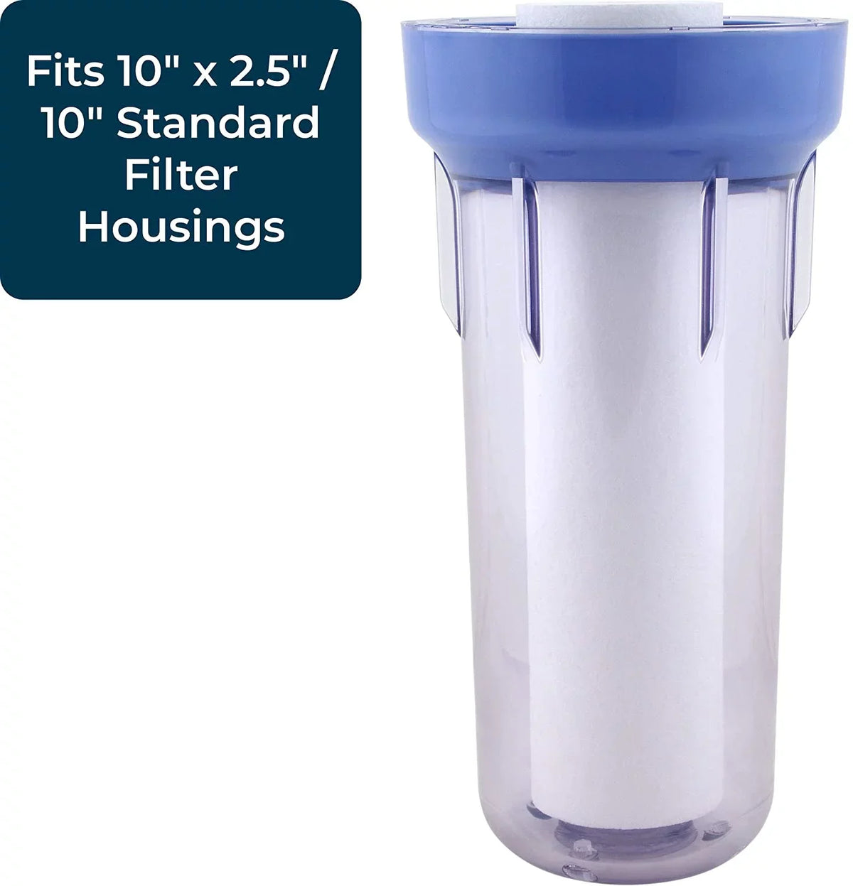 SpiroPure SP-P50 10x2.5 50 Micron Spun Melt-Blown Polypropylene Sediment Water Filter Cartridge SDC-25-1050 (Case of 24)
