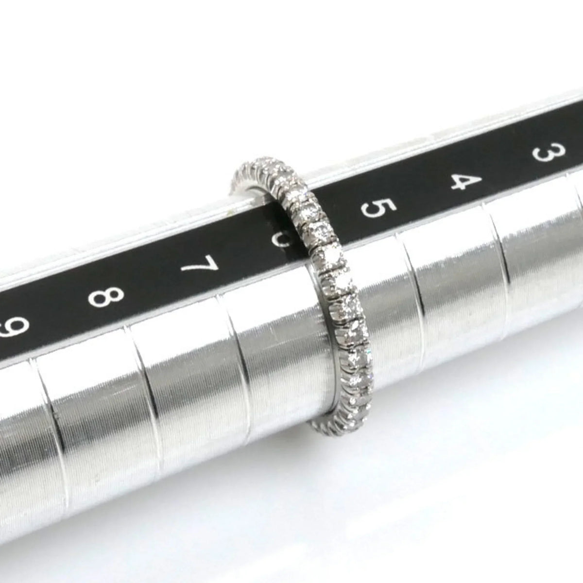 Pre-Owned CARTIER Cartier K18WG White Gold Etincelle de Full Eternity Ring B4077946 Size 6 46 1.6g Women's (Good)