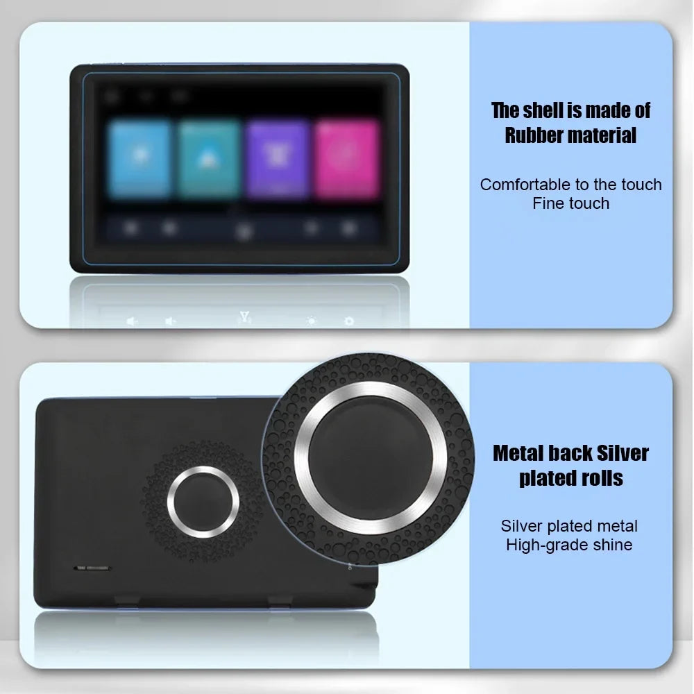 Apexeon Car Stereo,Camera Dual MP5 Player Dual USB Car Audio Portable Car 7'' 720P 5.0  Compatible Car Stereo 5.0 Compatible USB BT Receiver BT 5.0 12 Auto Compatible Android Stereo 720P Car