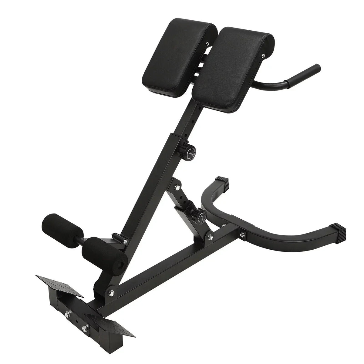 Roman Chair Back Extension Machine Hyperextension Bench with Angle Height Adjust