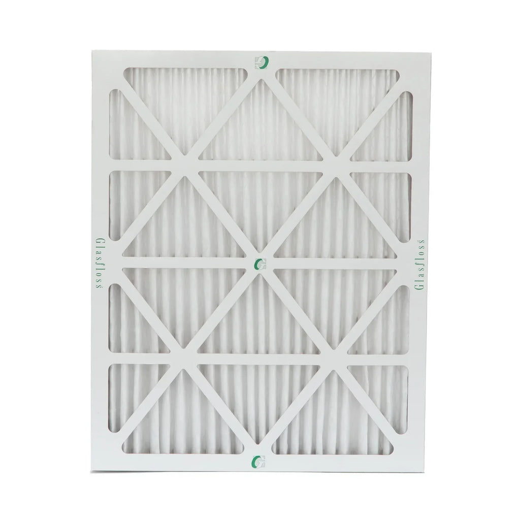 16x20x2 MERV 10 Pleated AC Furnace Air Filters by Glasfloss Industries. ( 8 Pack ) Exact Size: 15-1/2 x 19-1/2 x 1-3/4