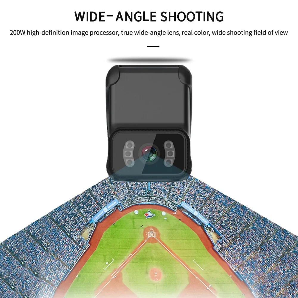 Radirus Video Camera,Loop Video Vision Wide Lens Loop Camera Waterproof Built-in Battery Video Vision Daily Wireless WiFi Lens Loop Video 1080P Video Waterproof Built Battery dsfen