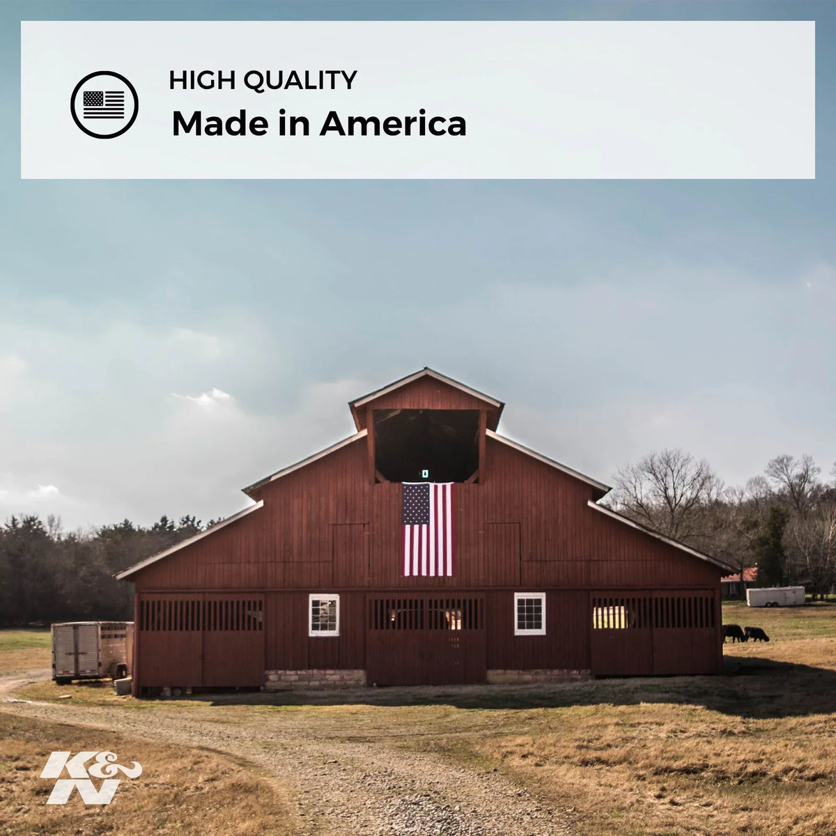 K&N Engine Air Filter: High Performance, Premium, Washable, Industrial Replacement Filter, Heavy Duty: E-3692