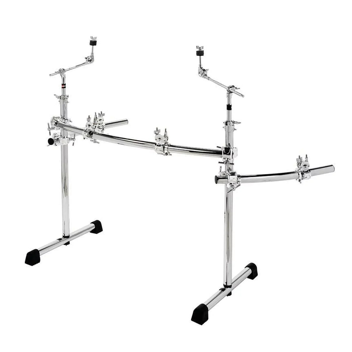 Chrome Series Power Rack System with Wings and Boom Arms