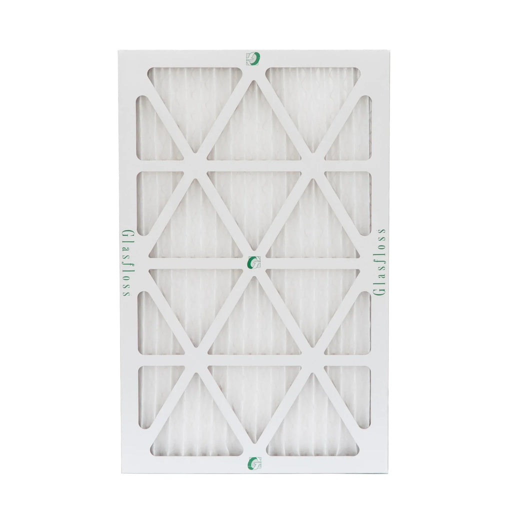 Glasfloss ZL 16x24x1 MERV 10 Pleated AC Furnace Air Filters. Box of 4. Exact Size: 15-1/2 x 23-1/2 x 7/8