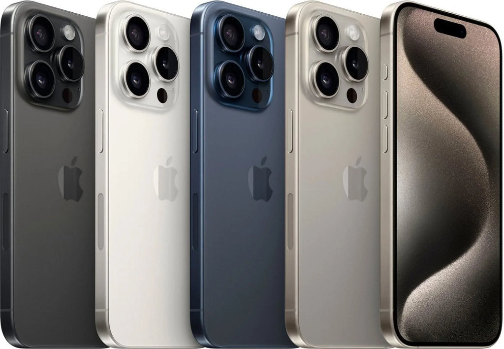 Restored Apple iPhone 15 Pro Max 1TB Unlocked Natural Titanium MU6H3LL/A Excellent Condition